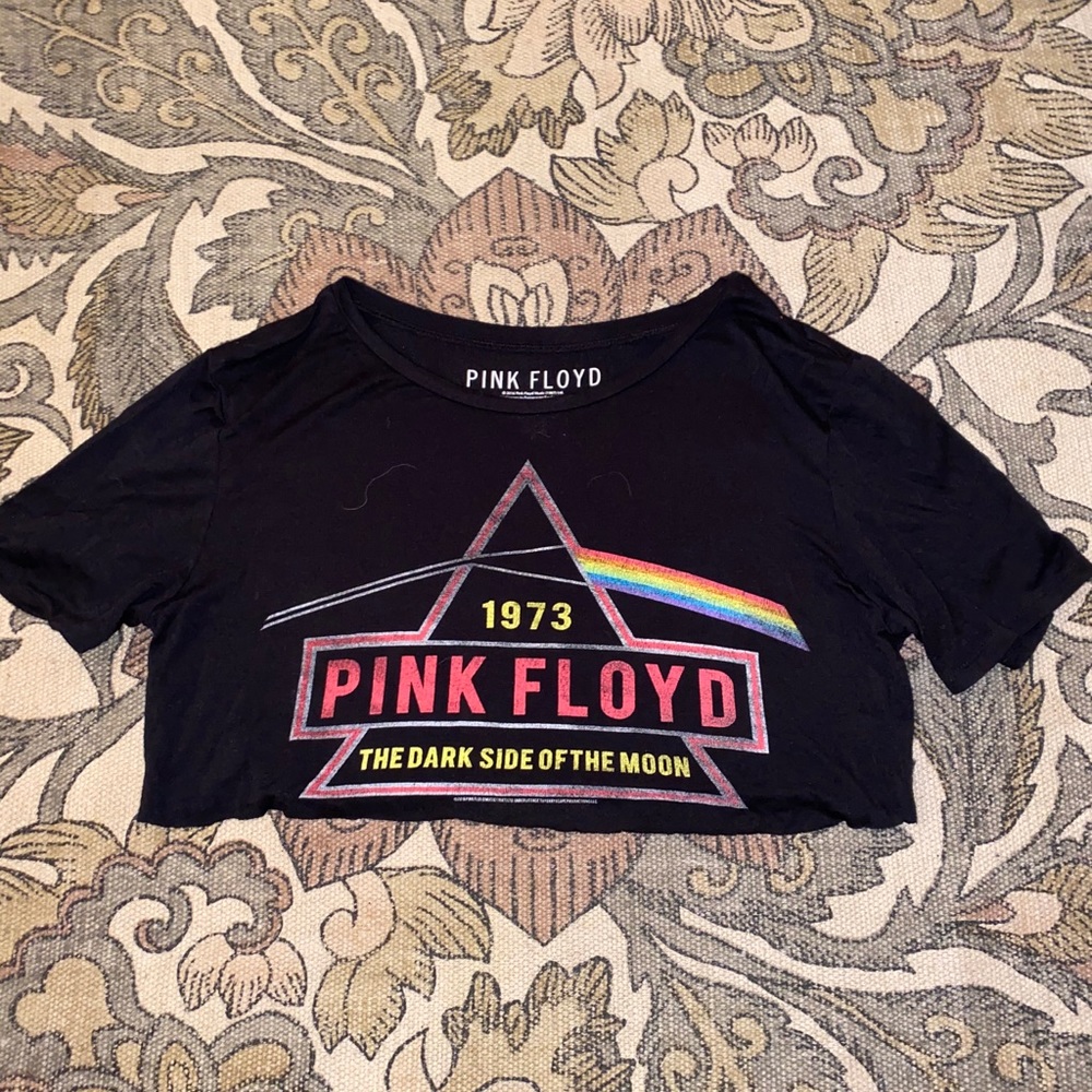 PINK FLOYD CROPPED TEE